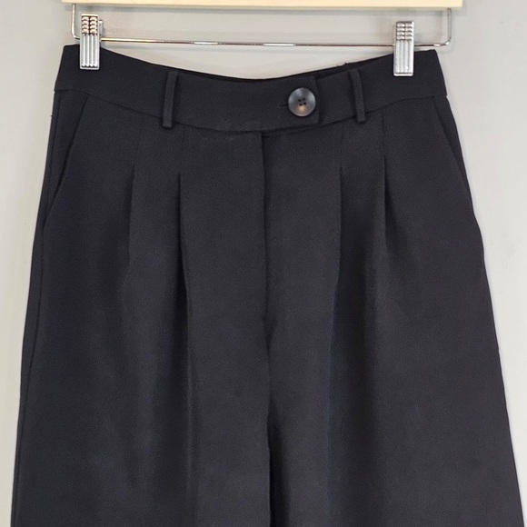 White Fox Press Pause Wide Leg Split Hem Pants Sz. Medium NWT - Picture 5 of 15